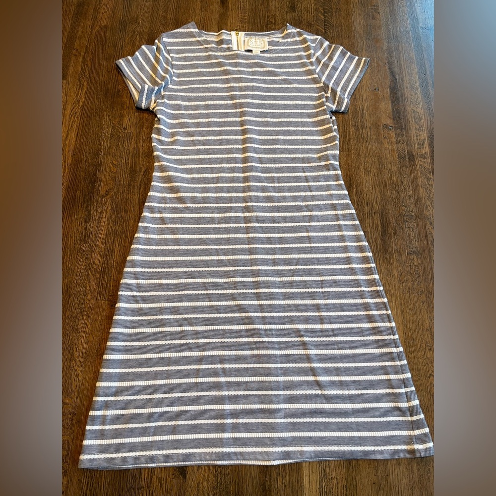 STS Sail to Sable Navy and White Dress - Size S